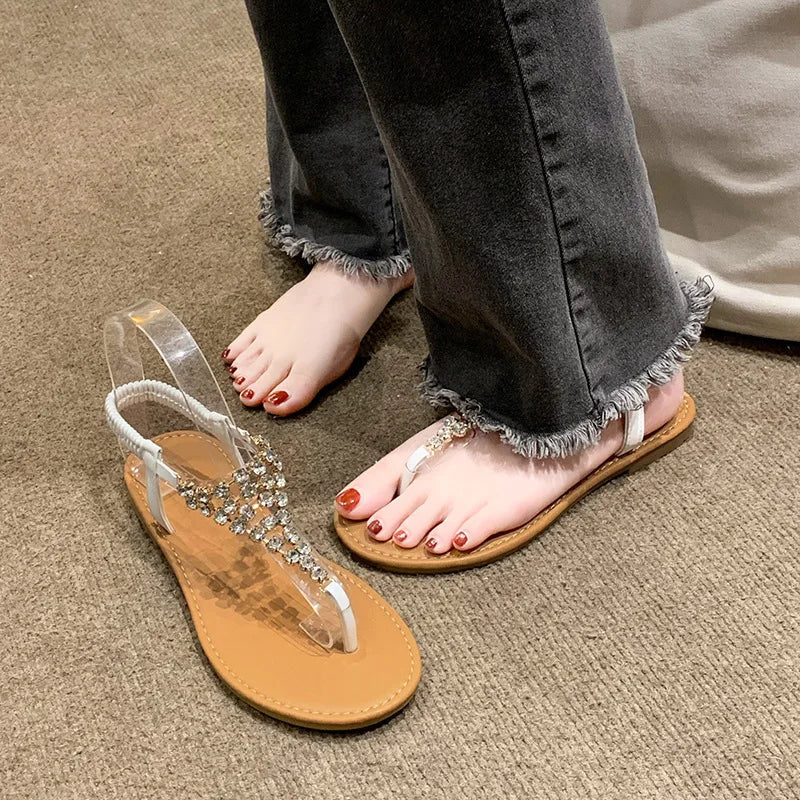 Sandalias Transparente Glam