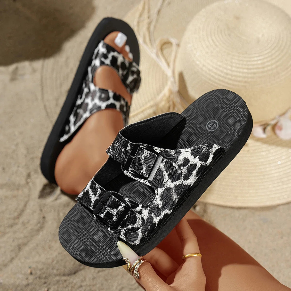 Sandalias Salvaje Print