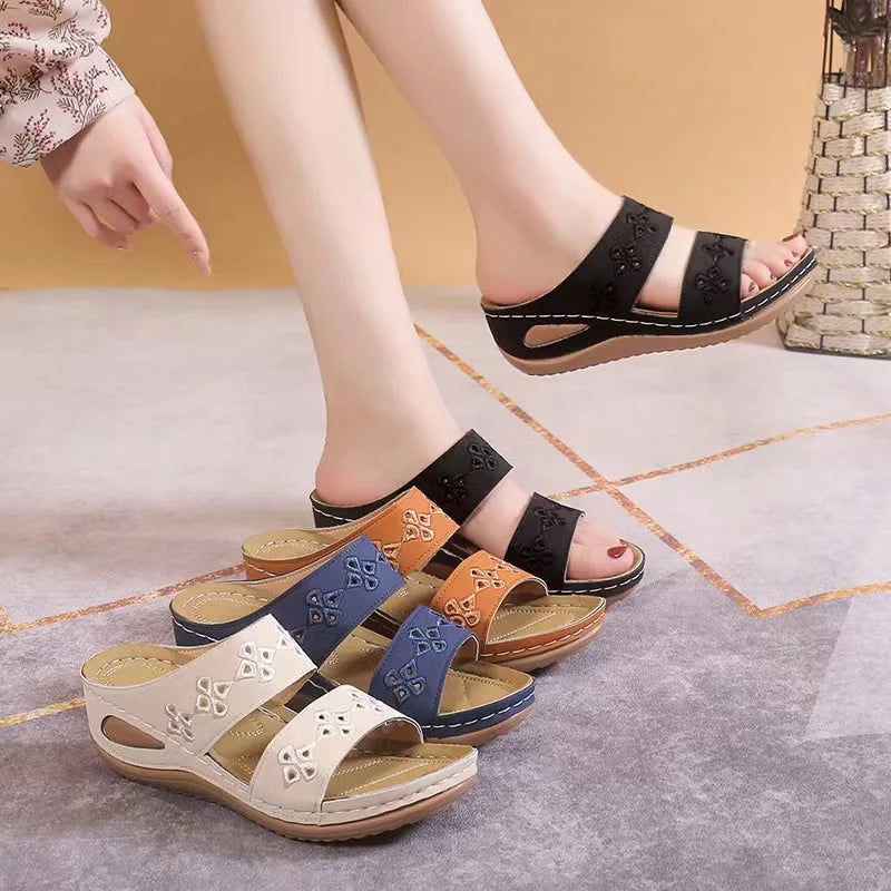Sandalias Bordado Provenzal