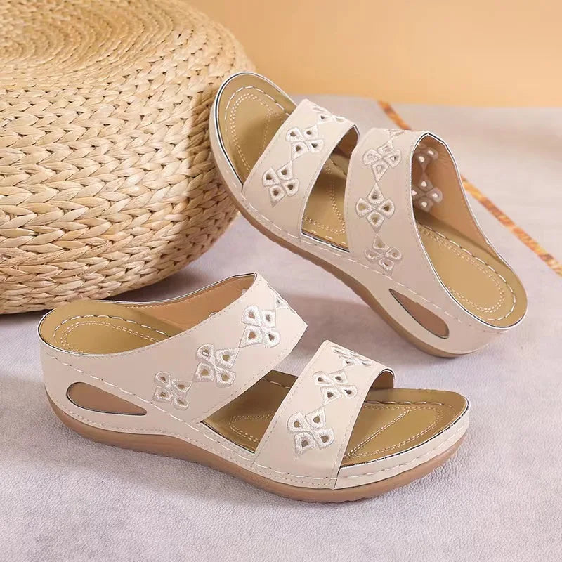 Sandalias Bordado Provenzal