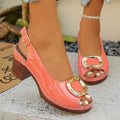Sandalias Charol Noche