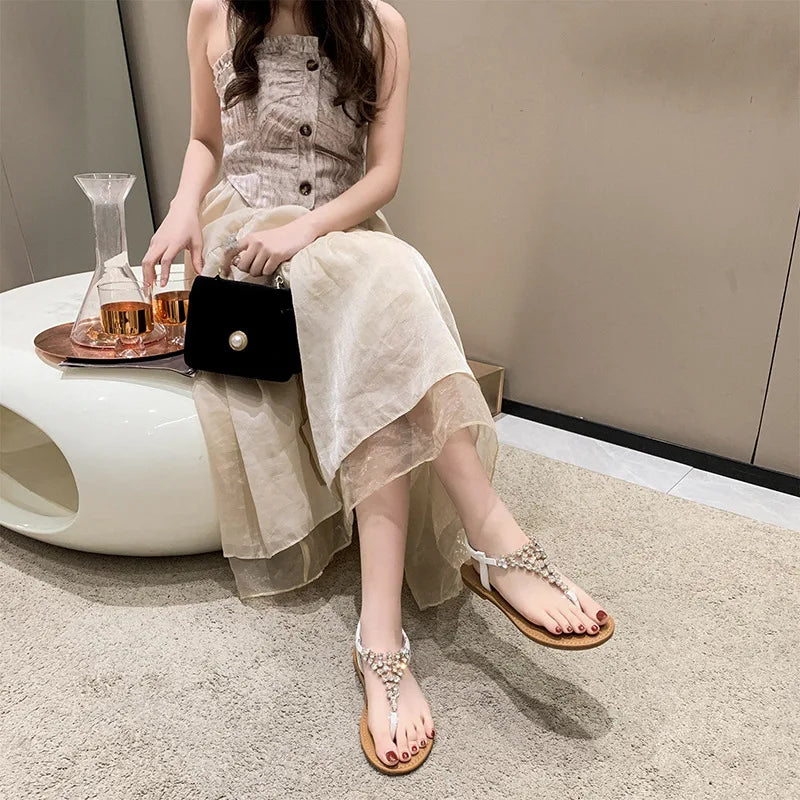 Sandalias Transparente Glam