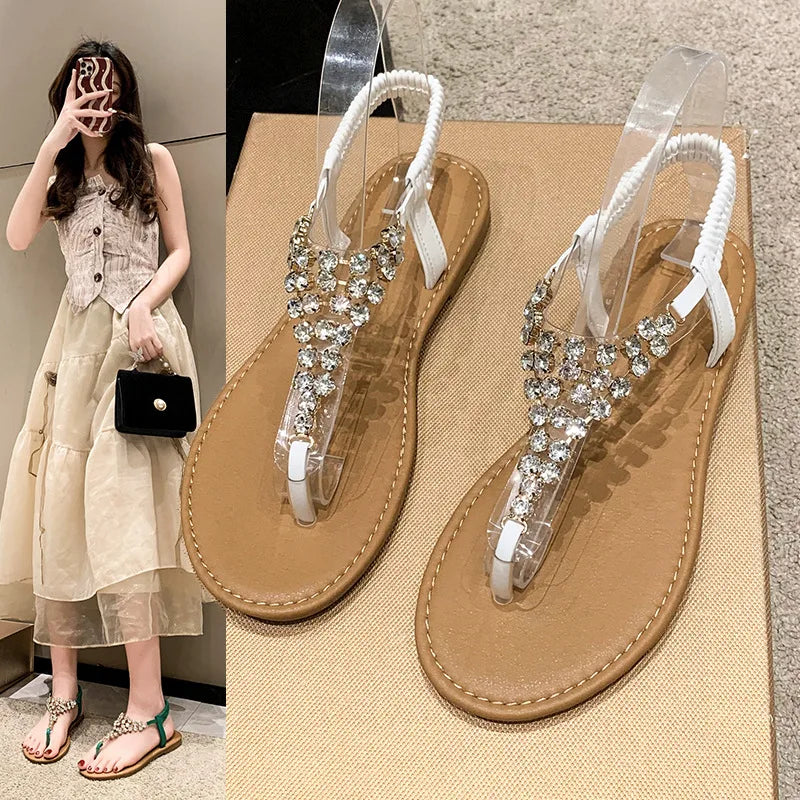 Sandalias Transparente Glam